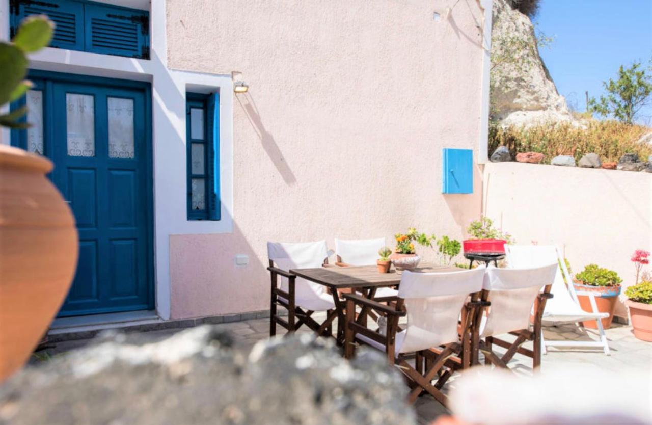 Bioclimatic Cave House Santorini Villa Vóthon Esterno foto